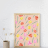 Toile Murale Florale – Décoration Printanière aux Tulipes