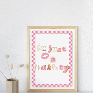 Je suis juste une Oukhty – Déco Murale Pleine de Fun