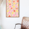 Toile Murale Florale – Décoration Printanière aux Tulipes