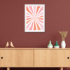 Toile Abstraite Spirale Colorée – Décoration Moderne et Énergisante