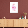 Love Me – Toile Murale Cartes à Jouer